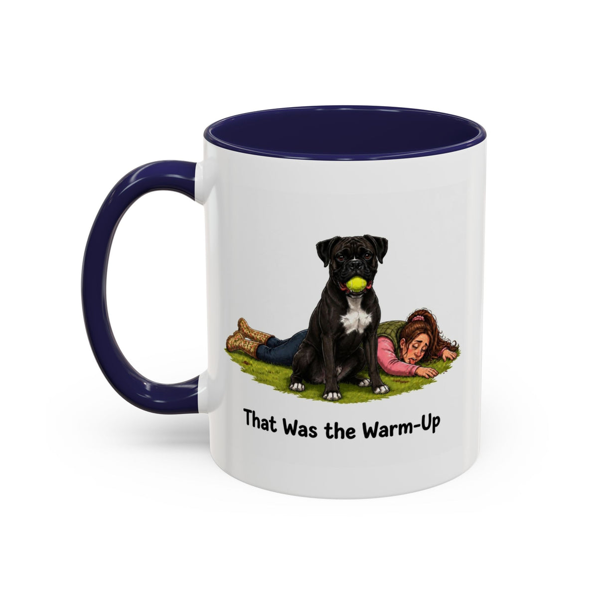 Warm-Up Mug - Boxer - Reverse Brindle - Woman