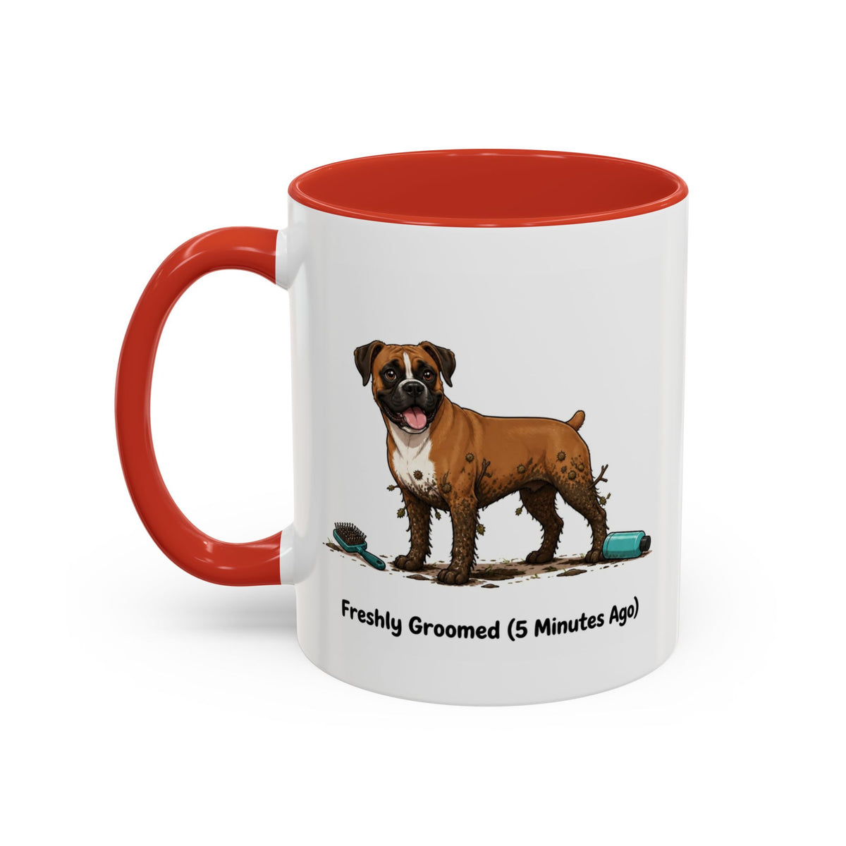 Freshly Groomed Mug - Boxer - Fawn