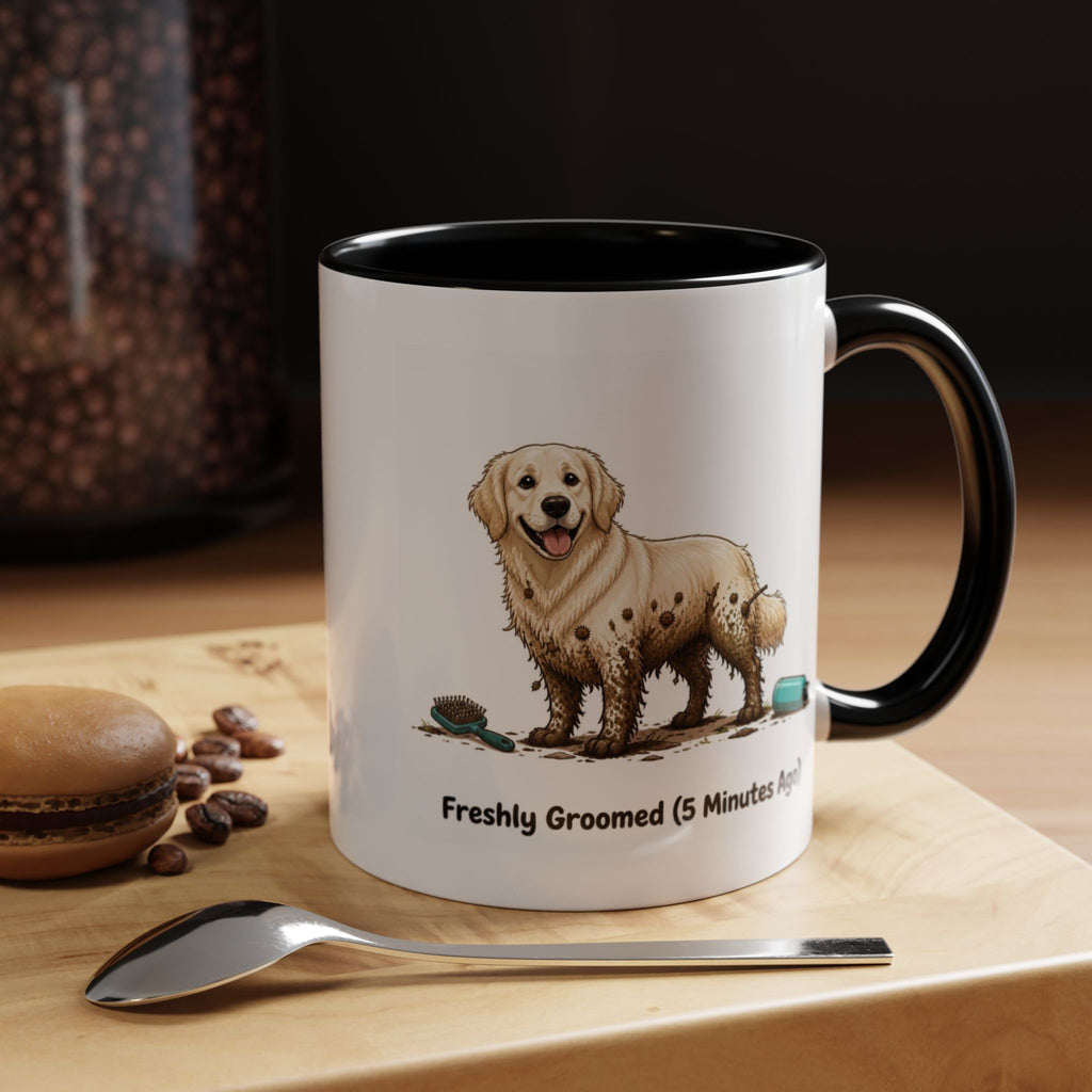 Freshly Groomed Mug - Golden Retriever - Cream