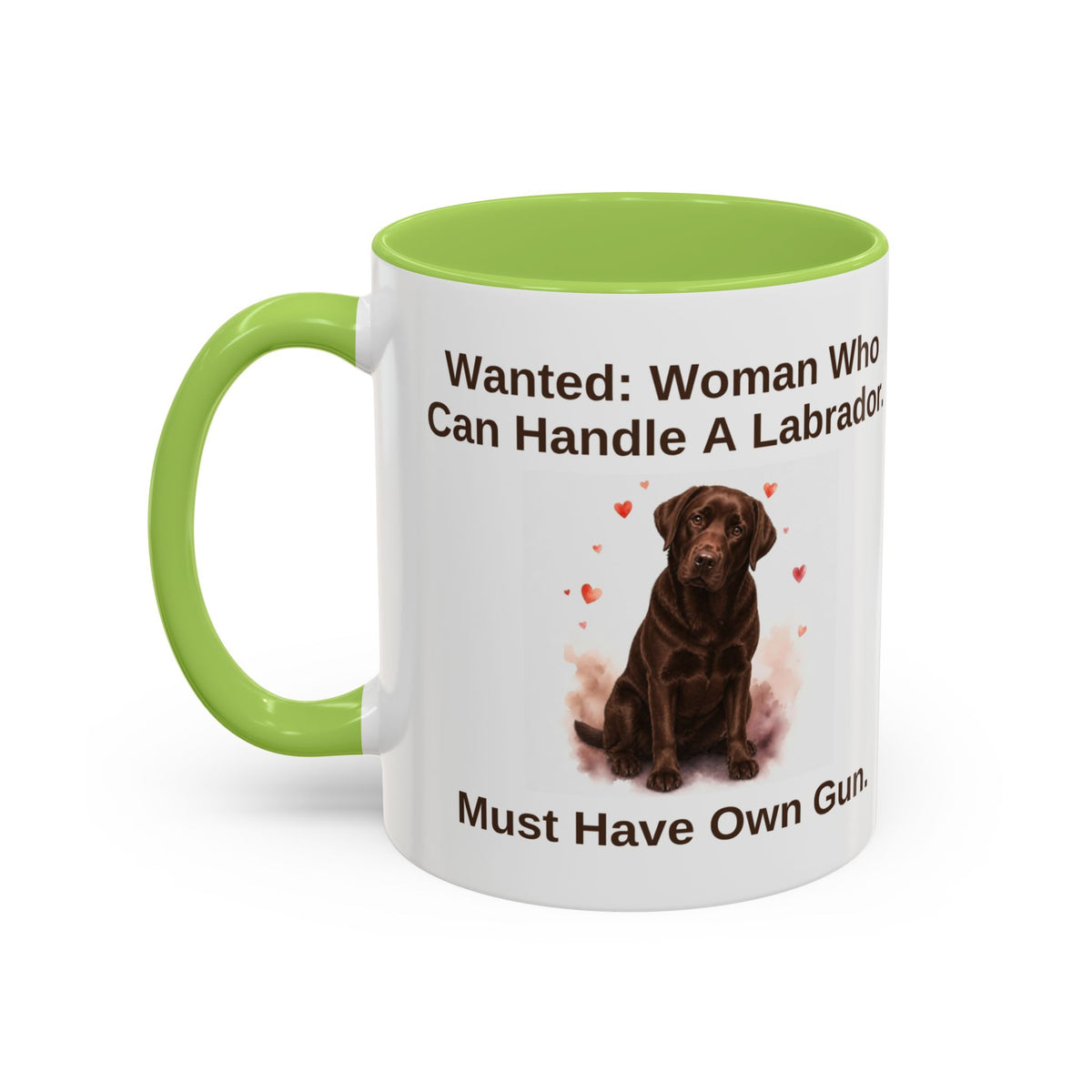 Wanted Mug - Labrador - Chocolate - Woman