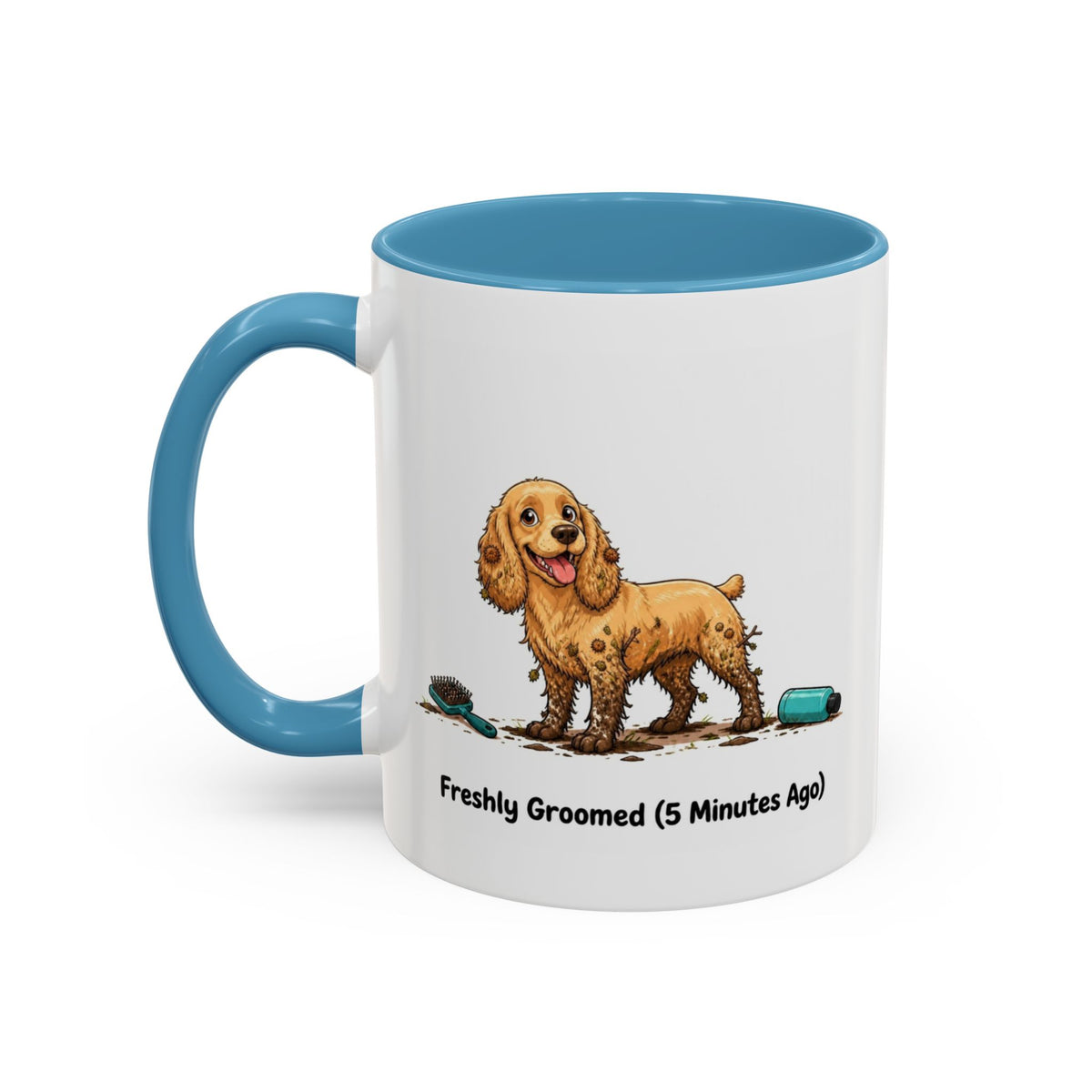 Freshly Groomed Mug - Cocker Spaniel - Yellow (Golden)