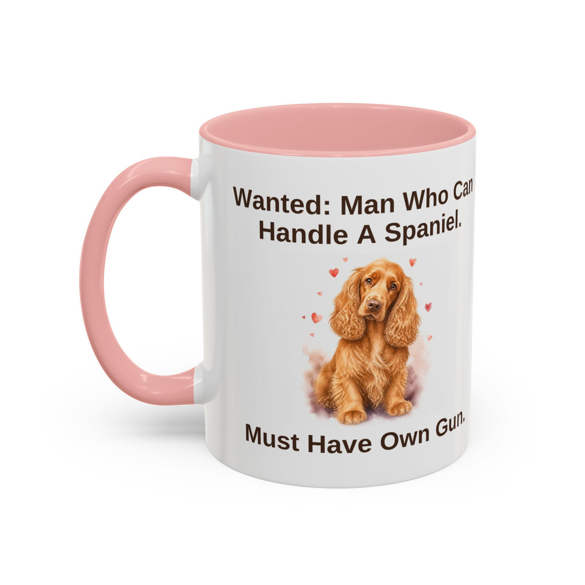Wanted Mug - Cocker Spaniel - Golden - Man