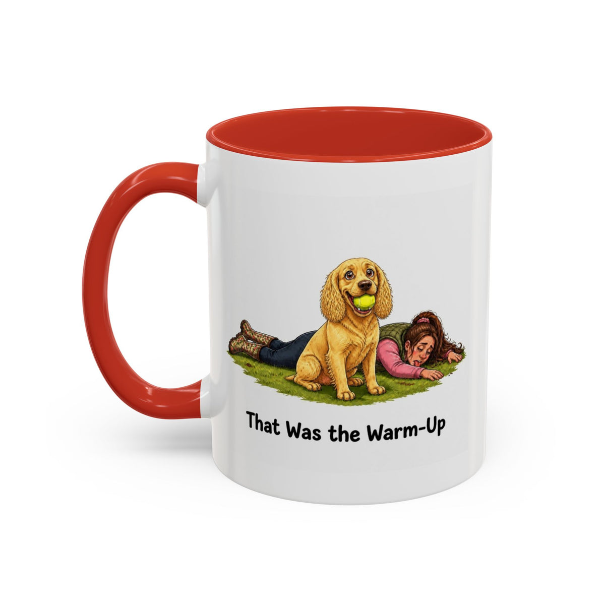 Warm-Up Mug - Cocker Spaniel - Yellow (Golden) - Woman