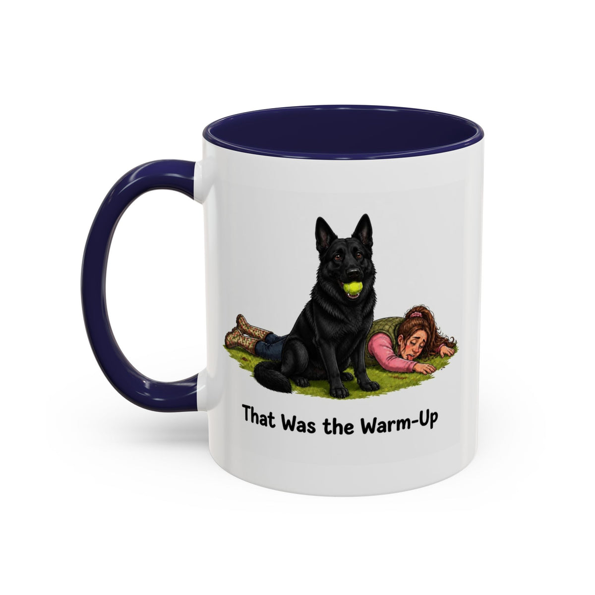 Warm-Up Mug - German Shepherd - Black - Woman
