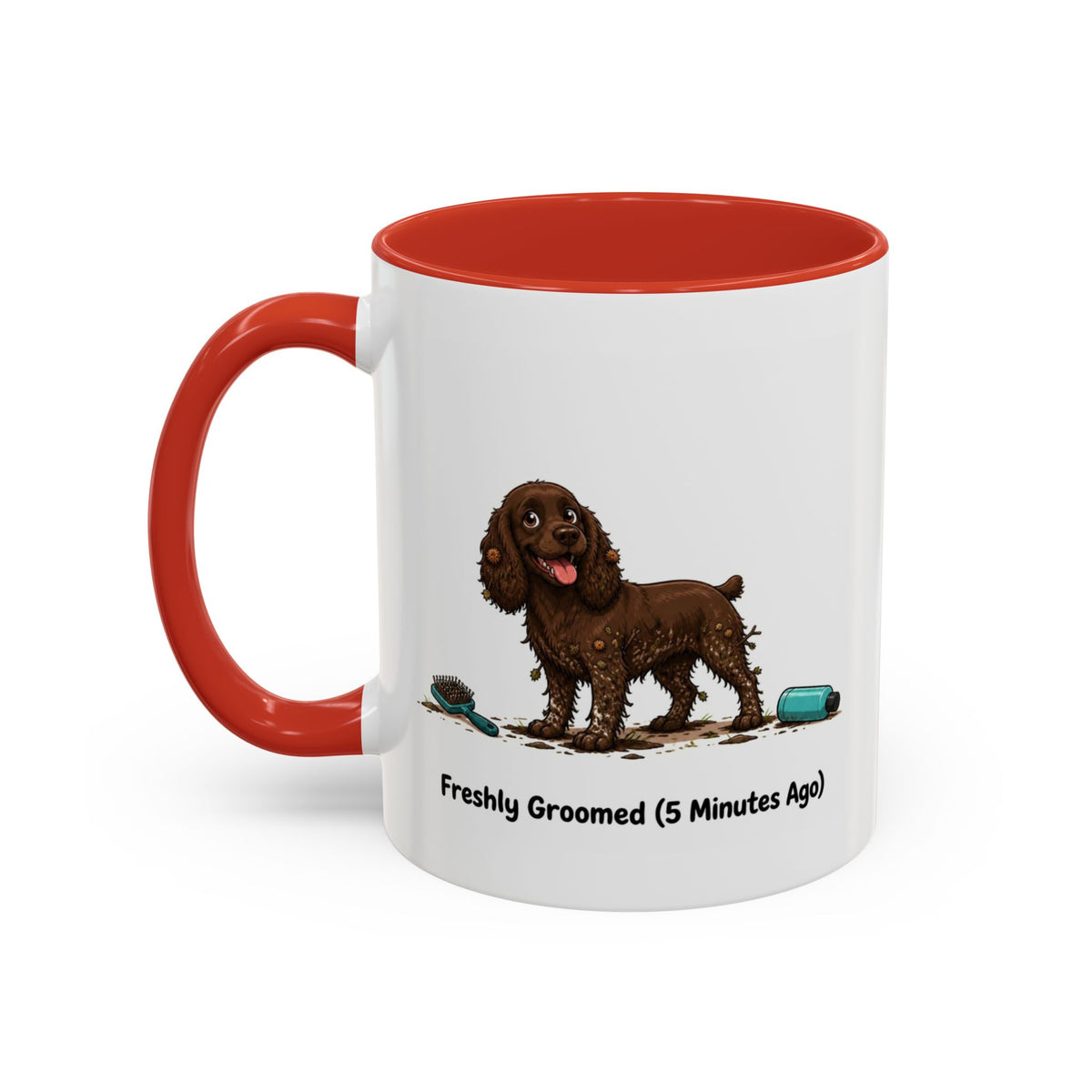 Freshly Groomed Mug - Cocker Spaniel - Brown