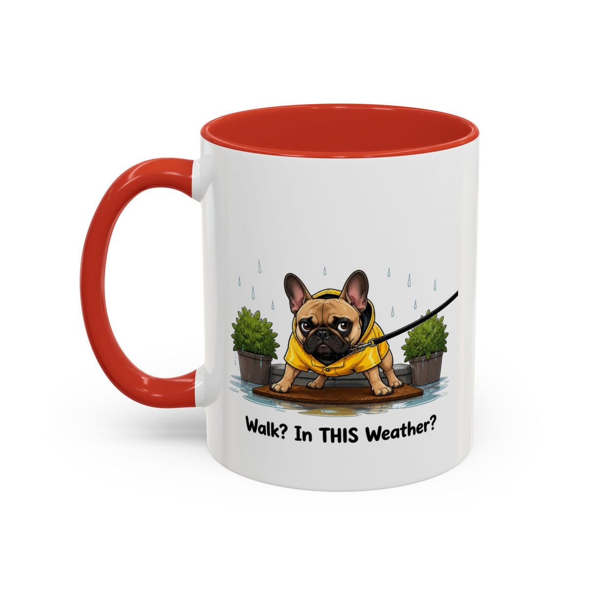 Walk Weather Mug - French Bulldog - Fawn