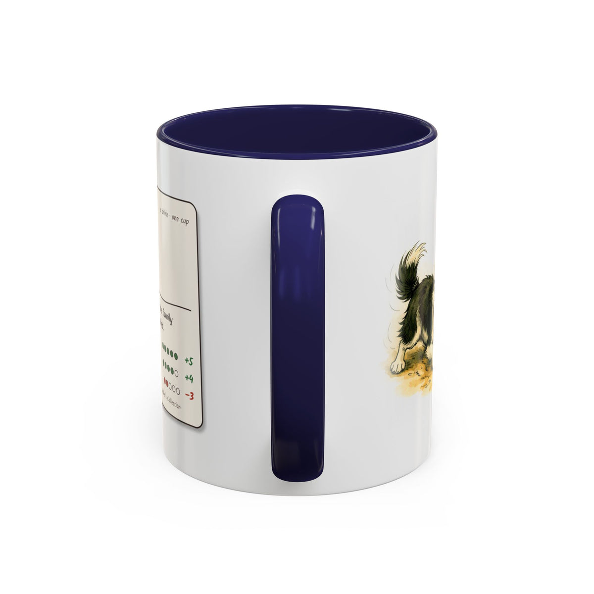 Funny Border Collie Mug - Herded Tea, Collie Herding the Family, Sheepdog Owner Gift, Dog Lover Tea Mug, 11oz