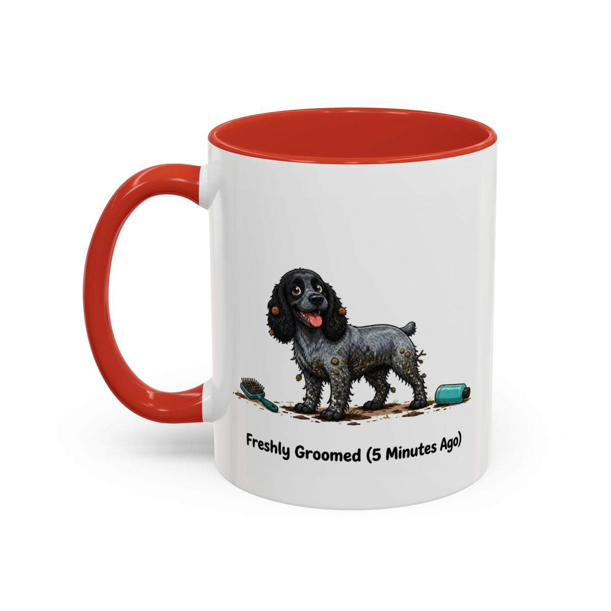 Freshly Groomed Mug - Cocker Spaniel - Blue Roan