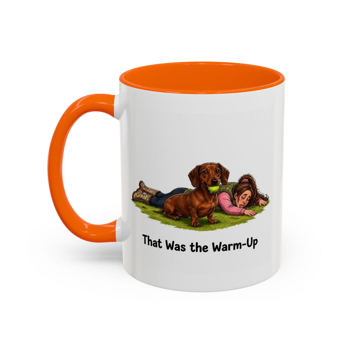 Warm-Up Mug - Mini Smooth Dachshund - Red - Woman