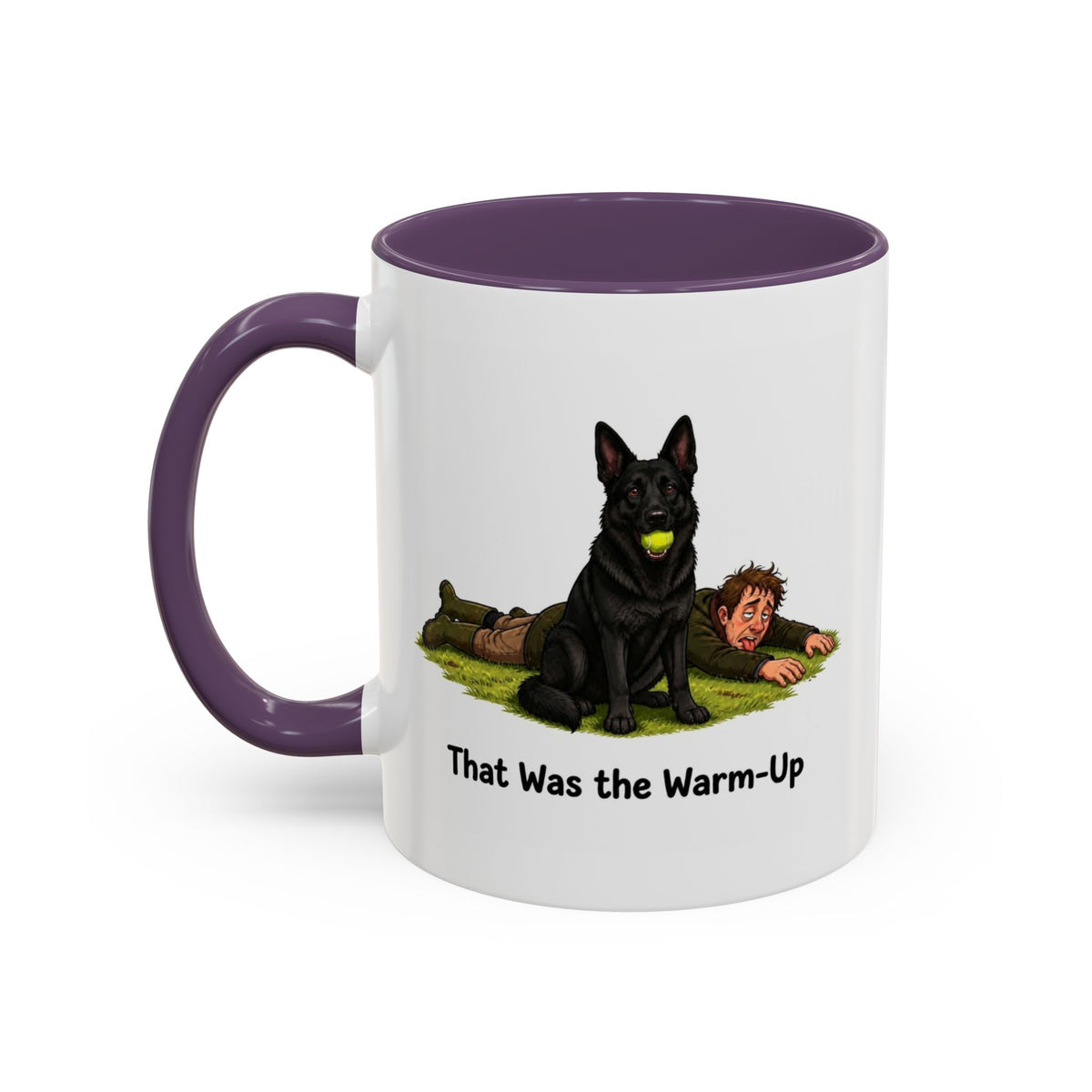 Warm-Up Mug - German Shepherd - Black - Man