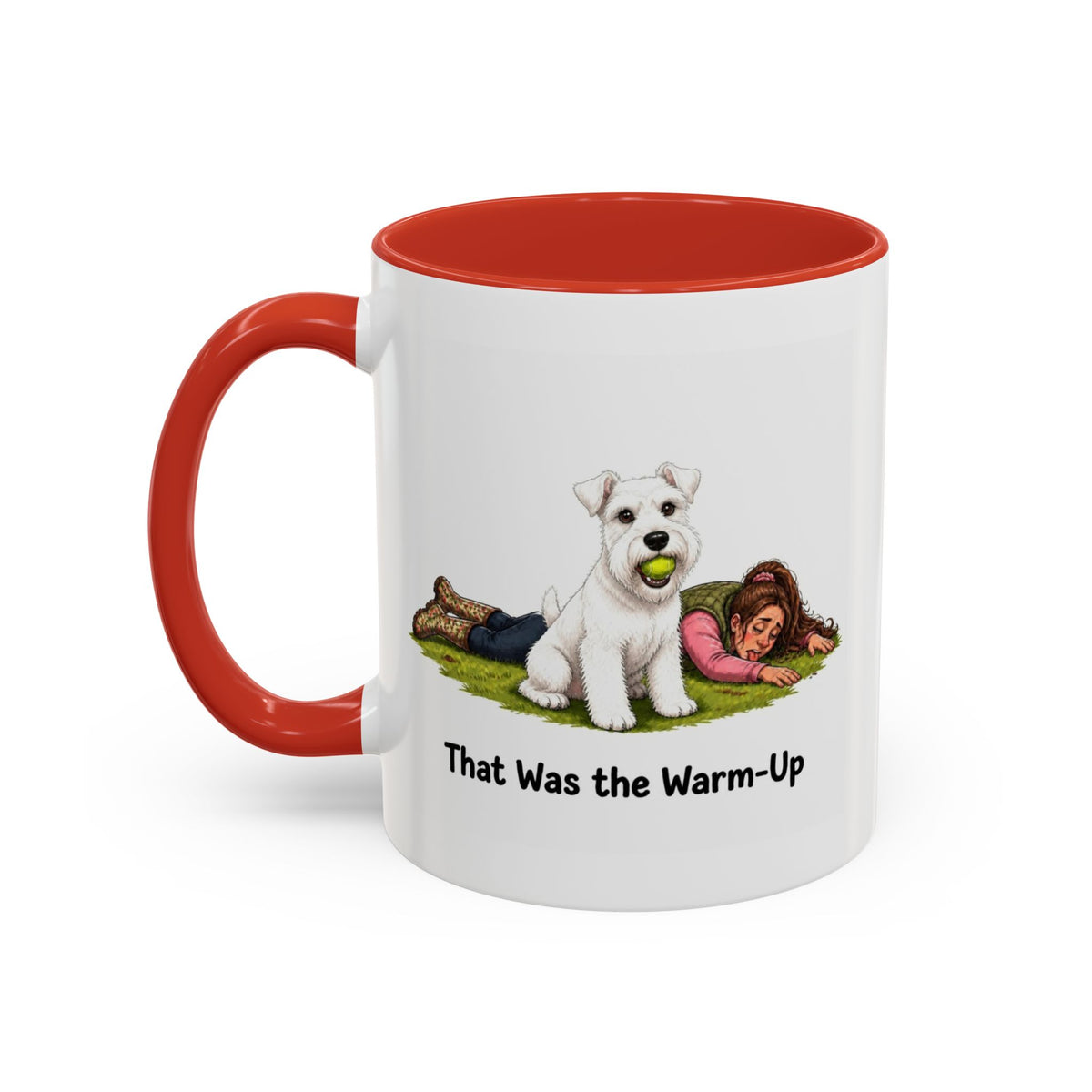 Warm-Up Mug - Miniature Schnauzer - White - Woman