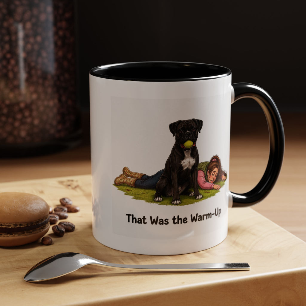 Warm-Up Mug - Boxer - Reverse Brindle - Woman