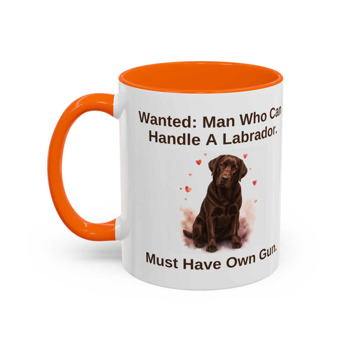 Wanted Mug - Labrador - Chocolate - Man