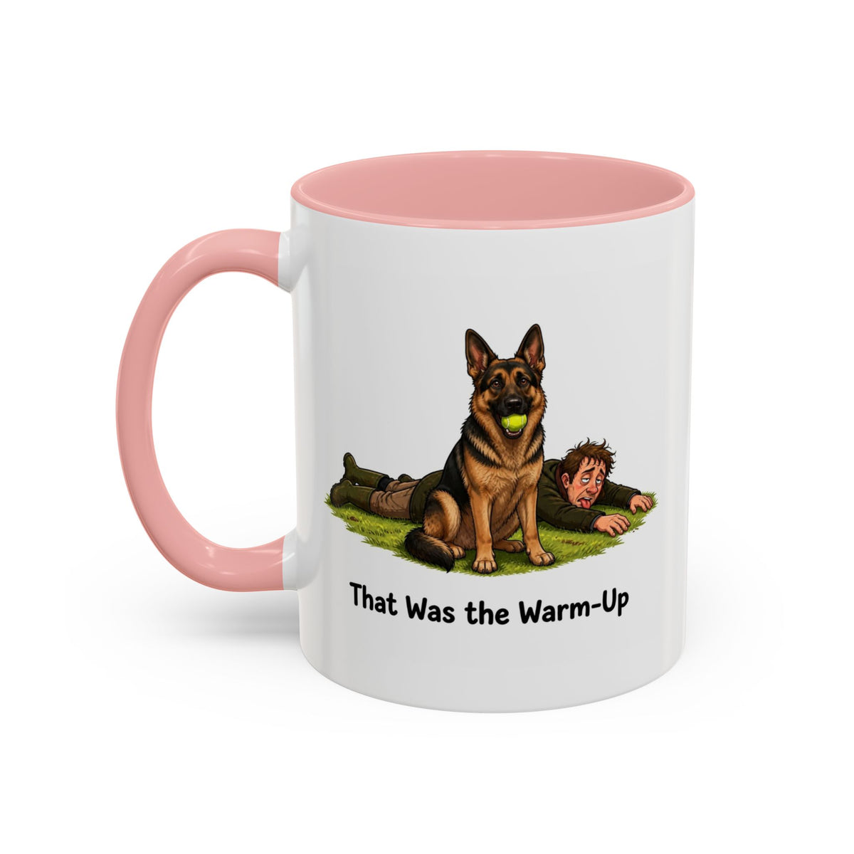Warm-Up Mug - German Shepherd - Black & Tan - Man