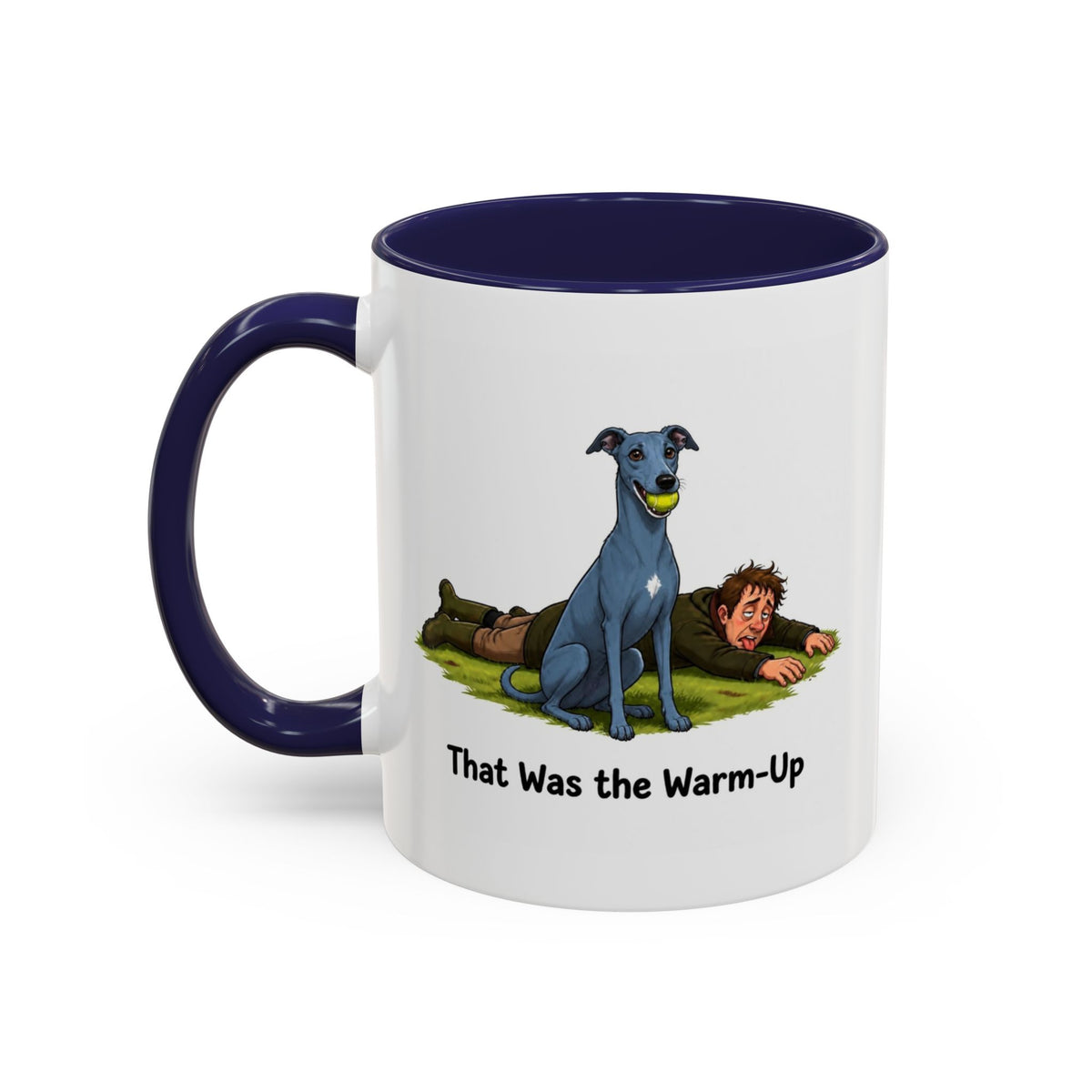 Warm-Up Mug - Whippet - Blue - Man