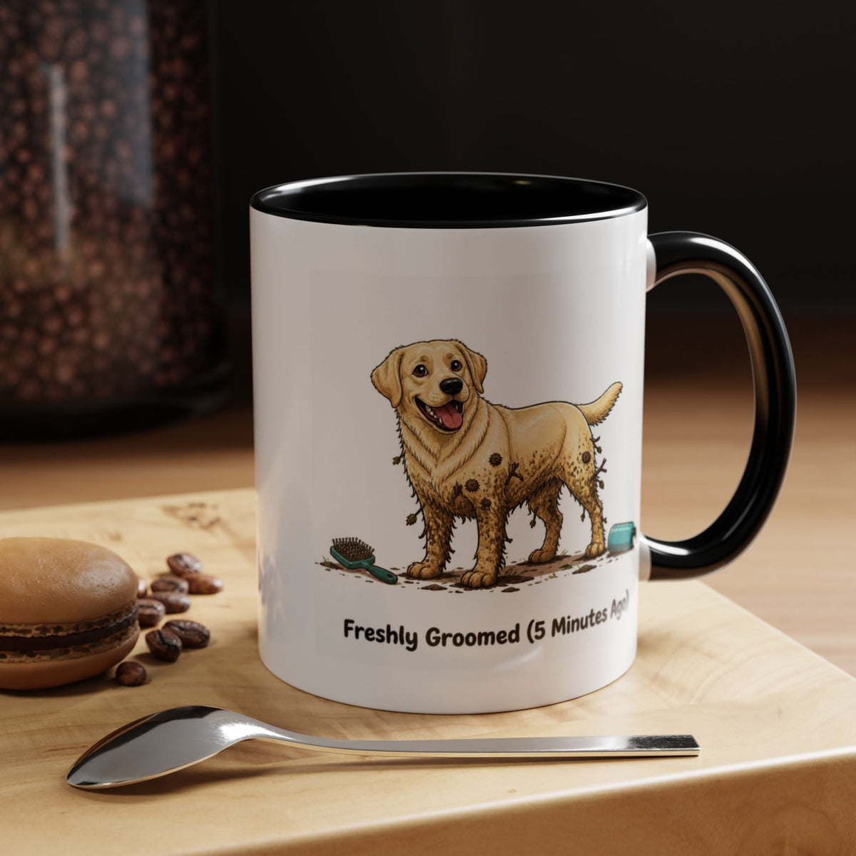 Freshly Groomed Mug - Labrador - Yellow