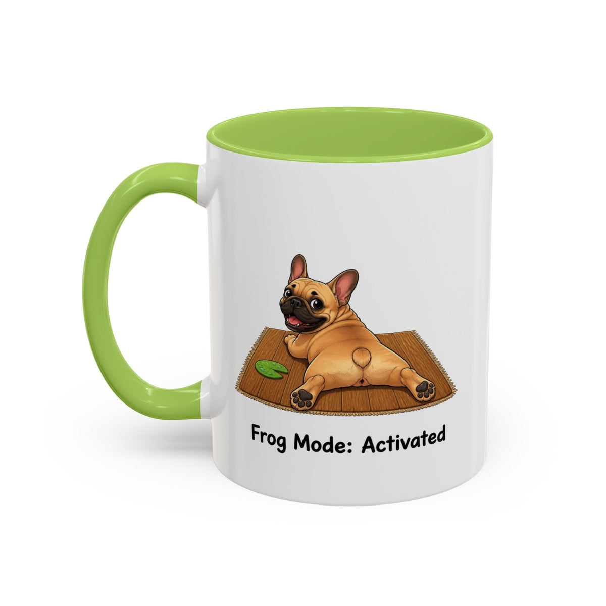 Frog Mode Mug - French Bulldog - Fawn