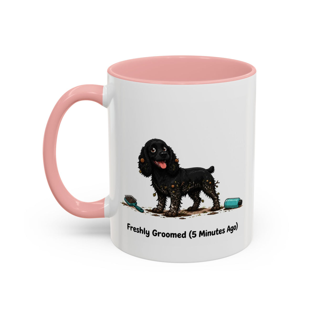 Freshly Groomed Mug - Cocker Spaniel - Black