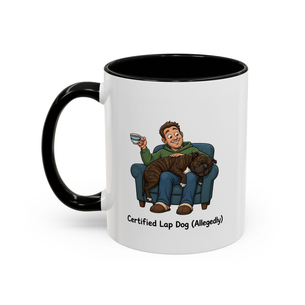 Lap Dog Mug - Staffordshire Bull Terrier - Brindle