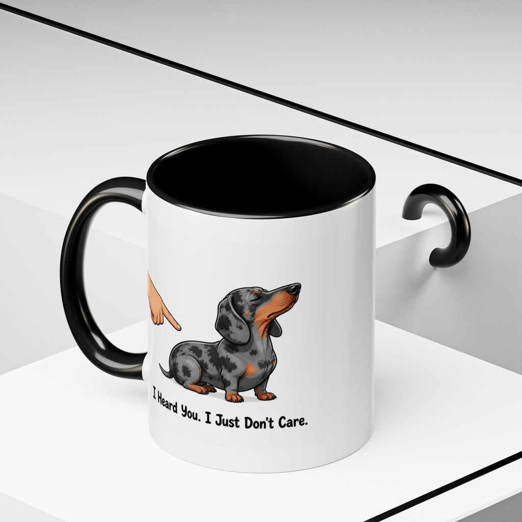I Heard You Mug - Dachshund - Dapple