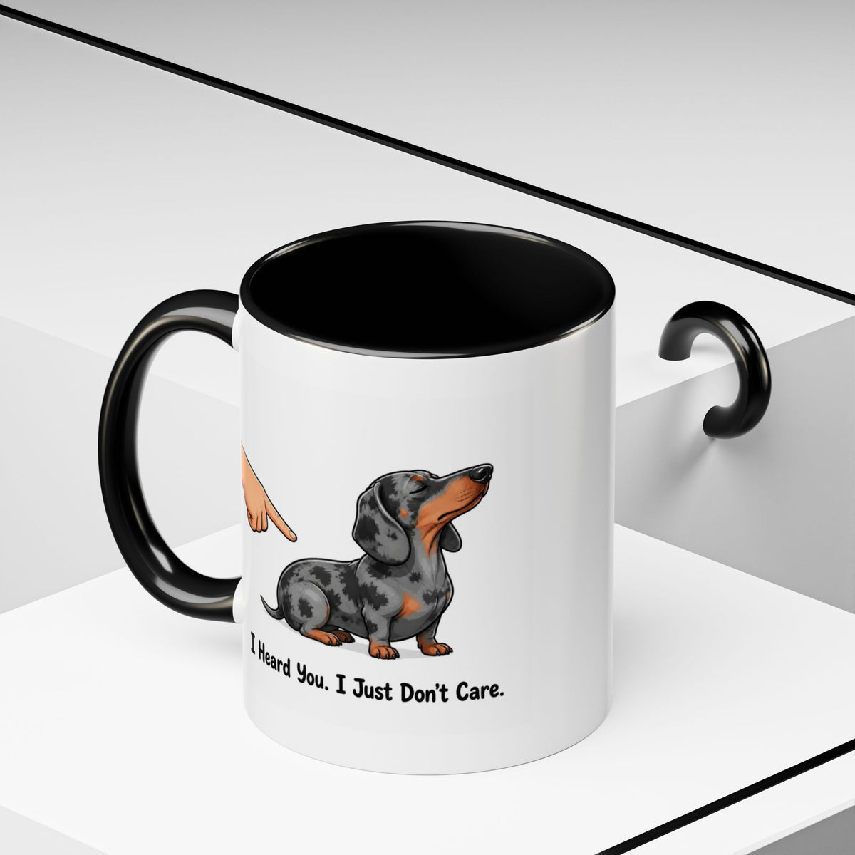 I Heard You Mug - Dachshund - Dapple