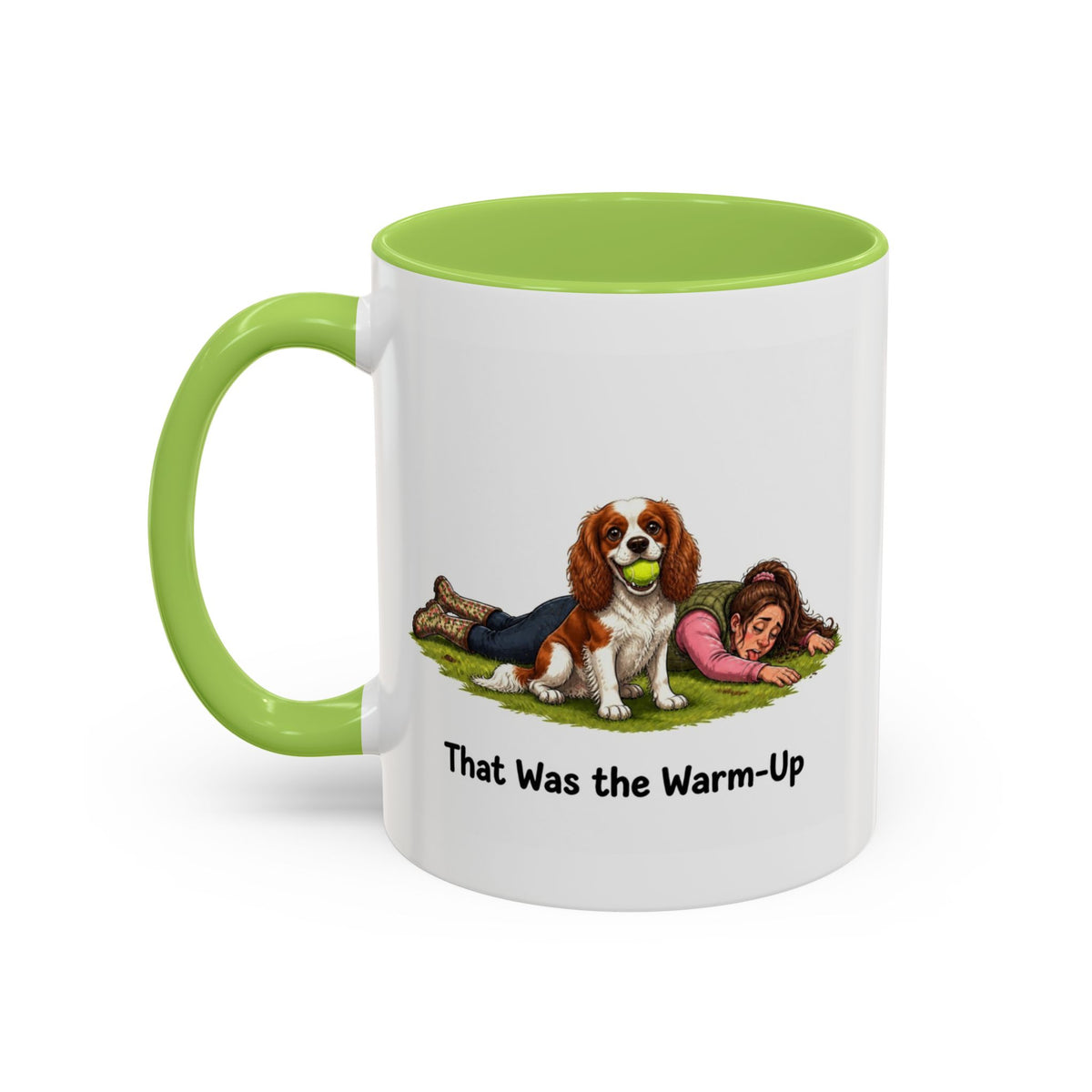 Warm-Up Mug - Cavalier King Charles Spaniel - Blenheim - Woman
