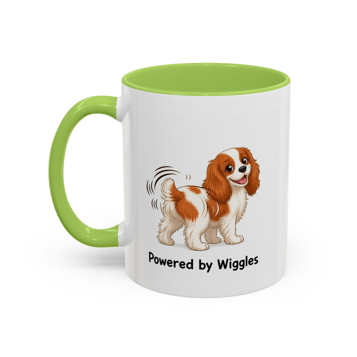 Powered by Wiggles Mug - Cavalier King Charles Spaniel - Blenheim