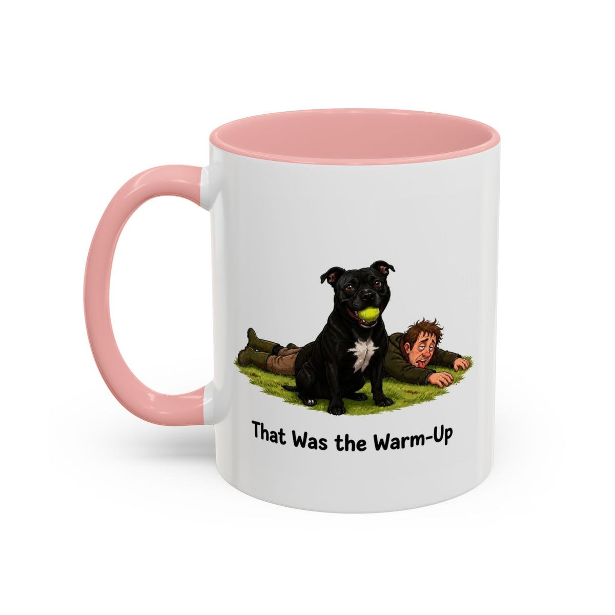 Warm-Up Mug - Staffordshire Bull Terrier - Black - Man