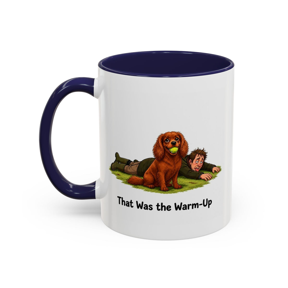 Warm-Up Mug - Cavalier King Charles Spaniel - Ruby - Man