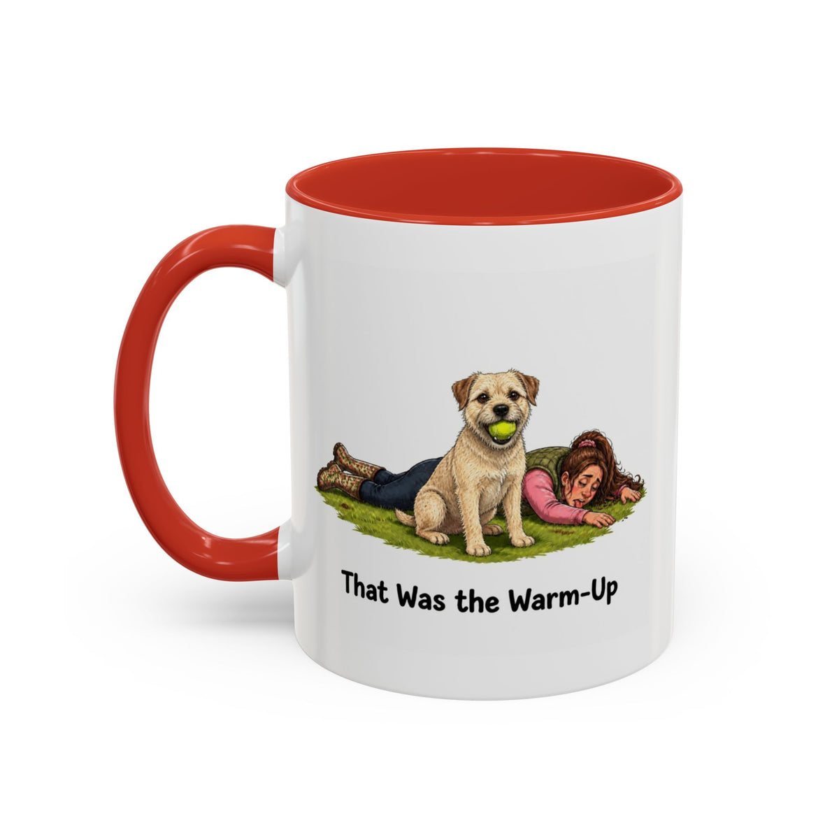 Warm-Up Mug - Border Terrier - Wheaten - Woman