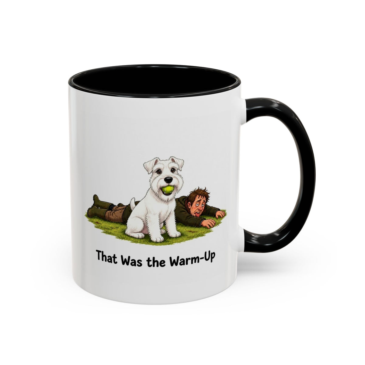 Warm-Up Mug - Miniature Schnauzer - White - Man