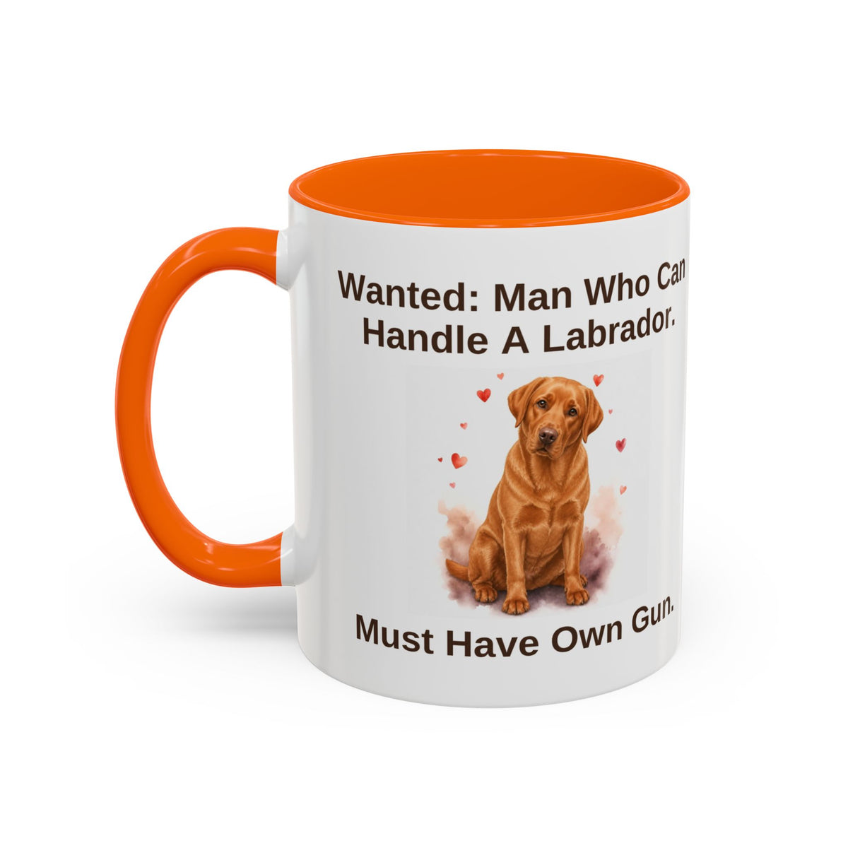 Wanted Mug - Labrador - Fox Red - Man