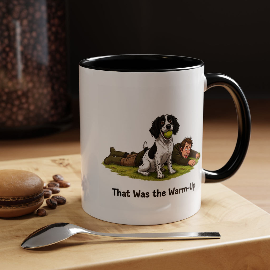 Warm-Up Mug - Springer Spaniel - Black & White - Man