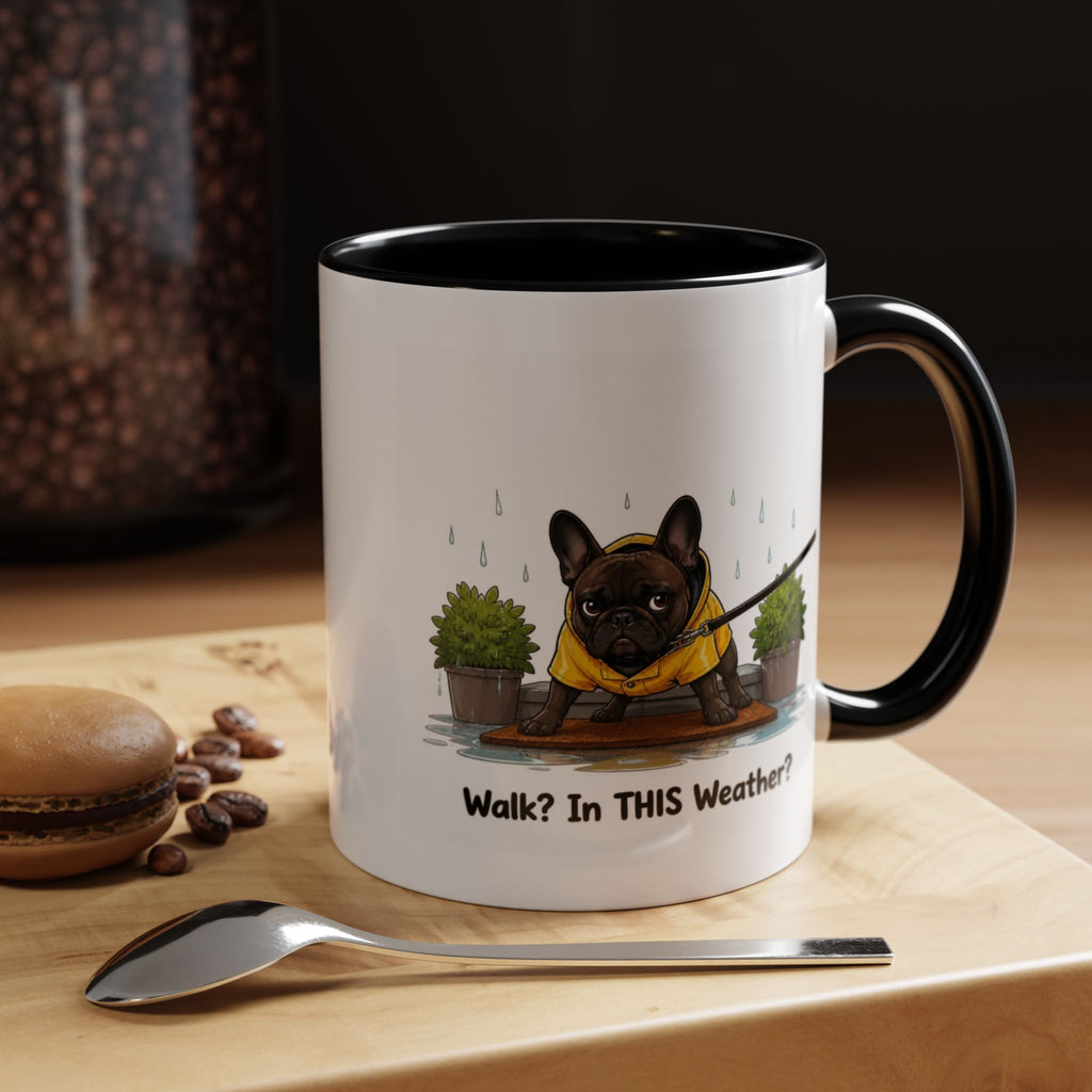 Walk Weather Mug - French Bulldog - Brindle