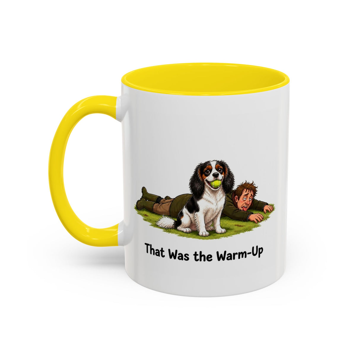 Warm-Up Mug - Cavalier King Charles Spaniel - Tricolour - Man
