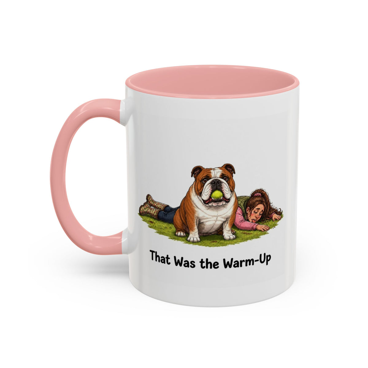 Warm-Up Mug - Bulldog - Red & White - Woman