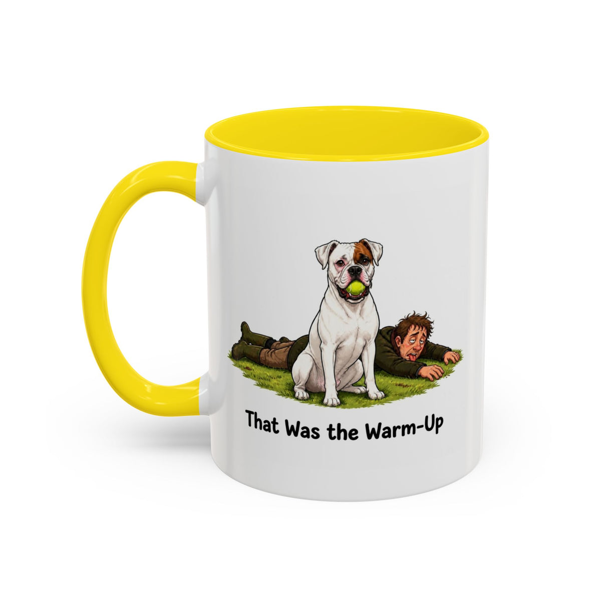 Warm-Up Mug - Boxer - White - Man