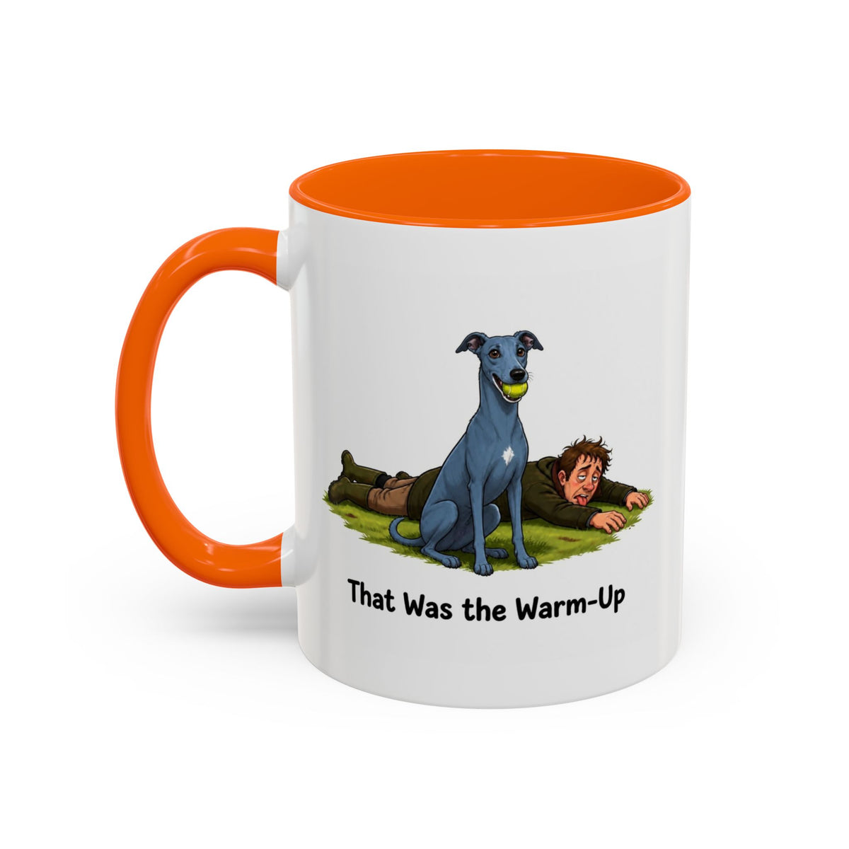 Warm-Up Mug - Whippet - Blue - Man