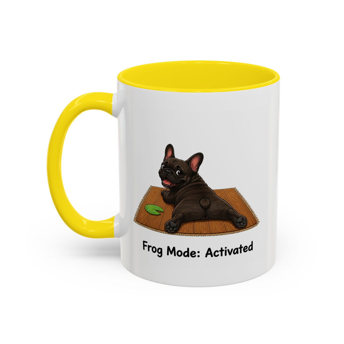 Frog Mode Mug - French Bulldog - Brindle