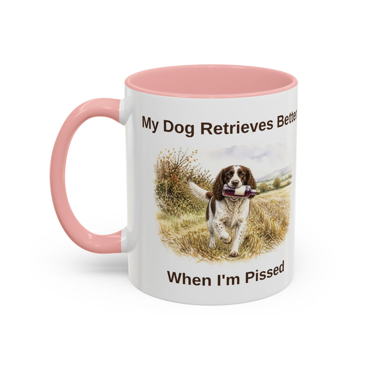 Retrieves Better Mug - Springer Spaniel - Liver & White