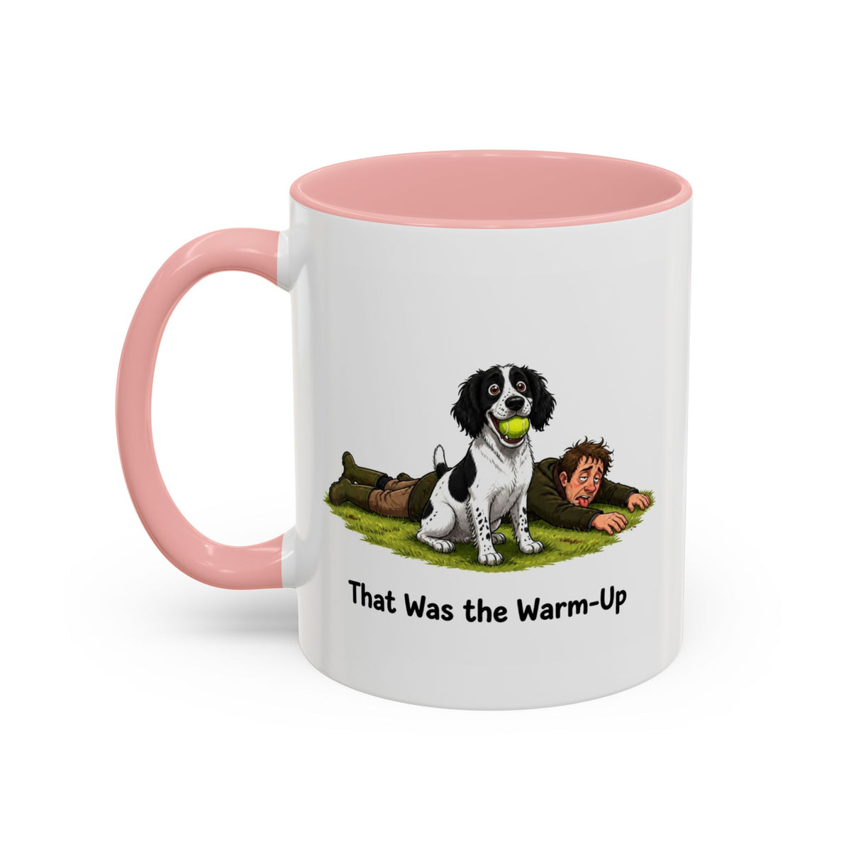 Warm-Up Mug - Springer Spaniel - Black & White - Man