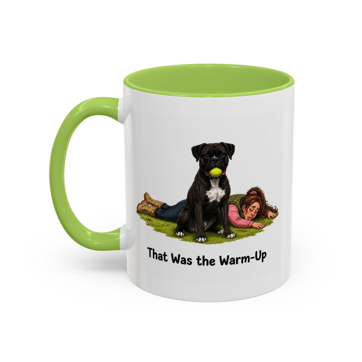 Warm-Up Mug - Boxer - Reverse Brindle - Woman