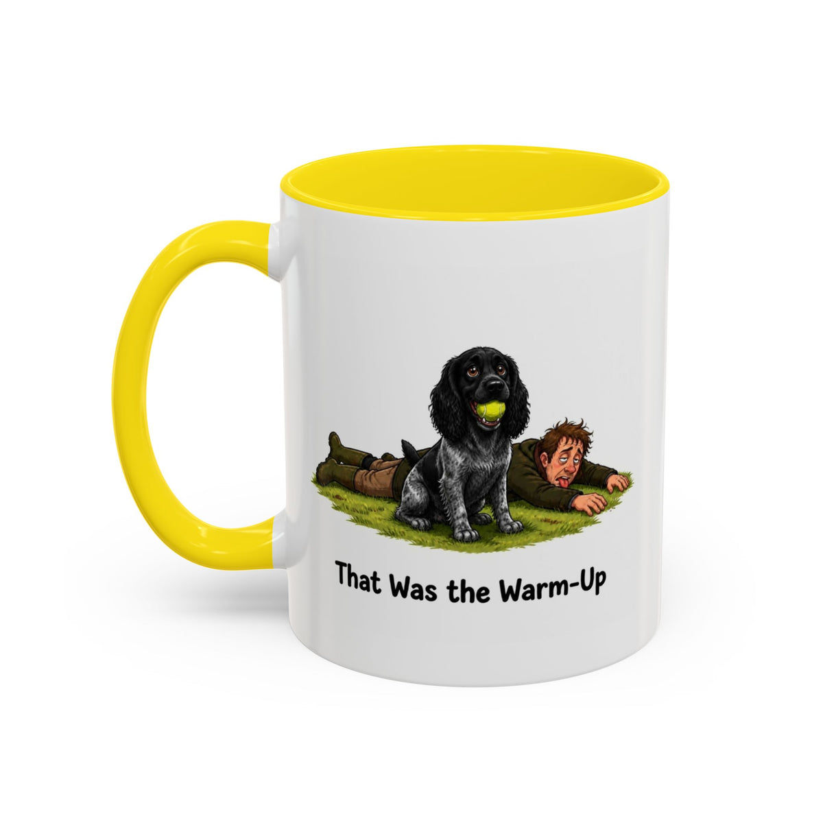 Warm-Up Mug - Cocker Spaniel - Blue Roan - Man