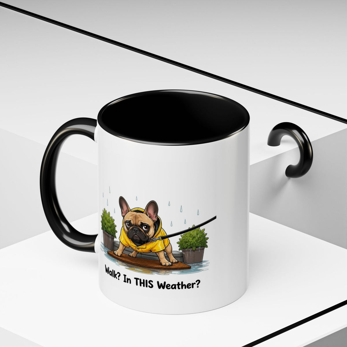 Walk Weather Mug - French Bulldog - Fawn