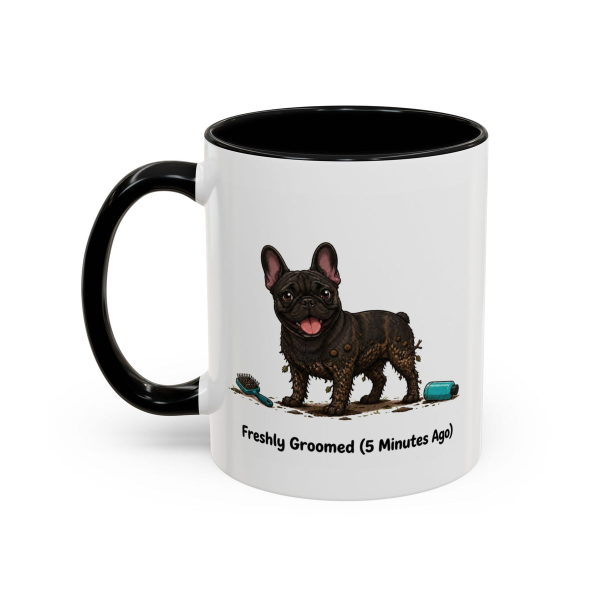 Freshly Groomed Mug - French Bulldog - Brindle
