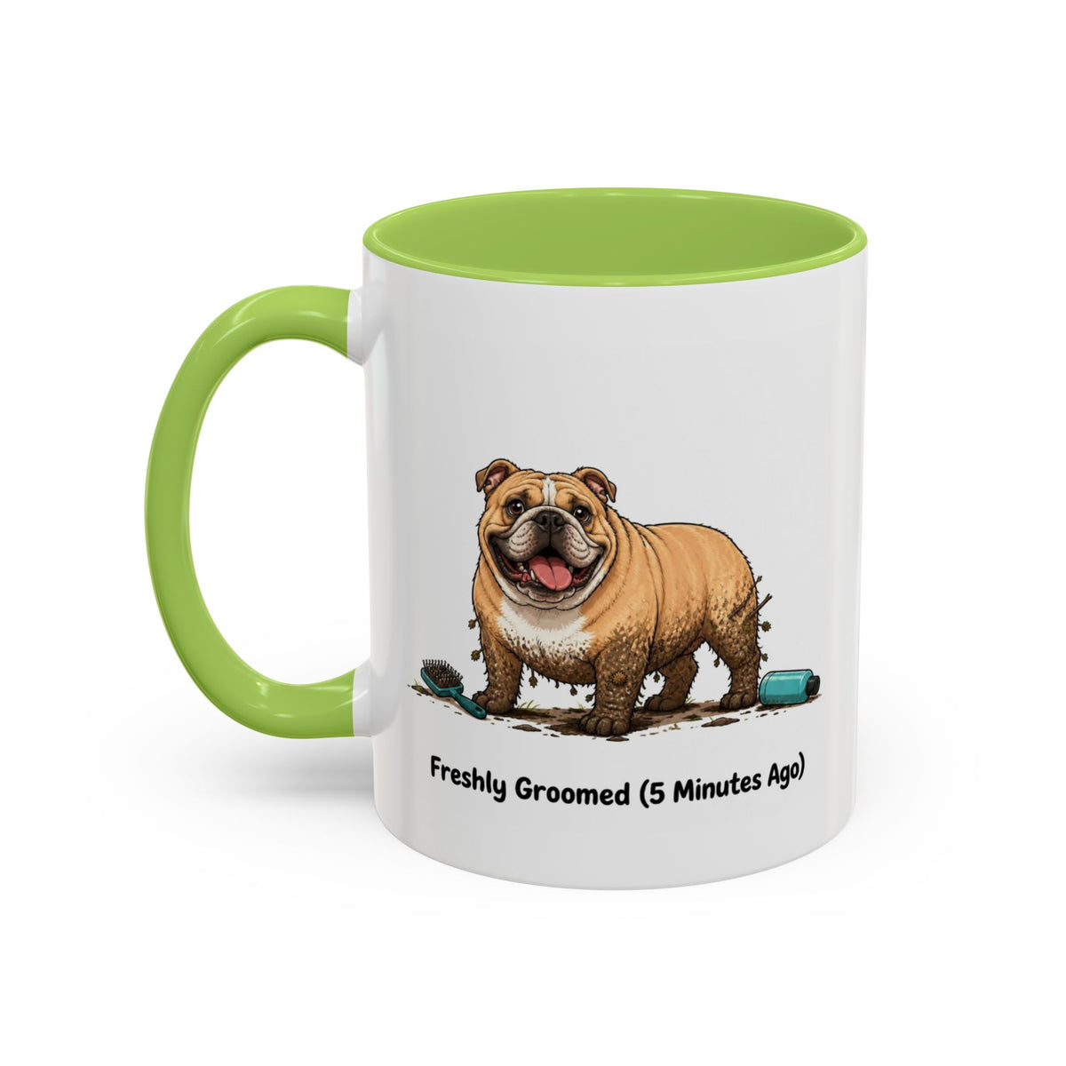 Freshly Groomed Mug - Bulldog - Fawn