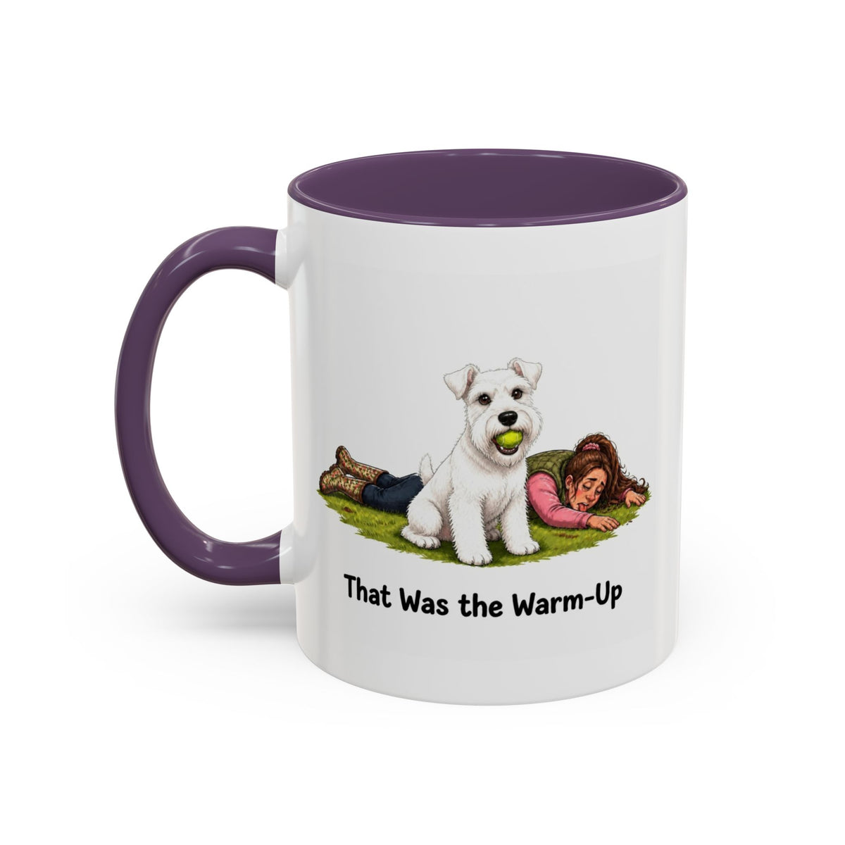 Warm-Up Mug - Miniature Schnauzer - White - Woman