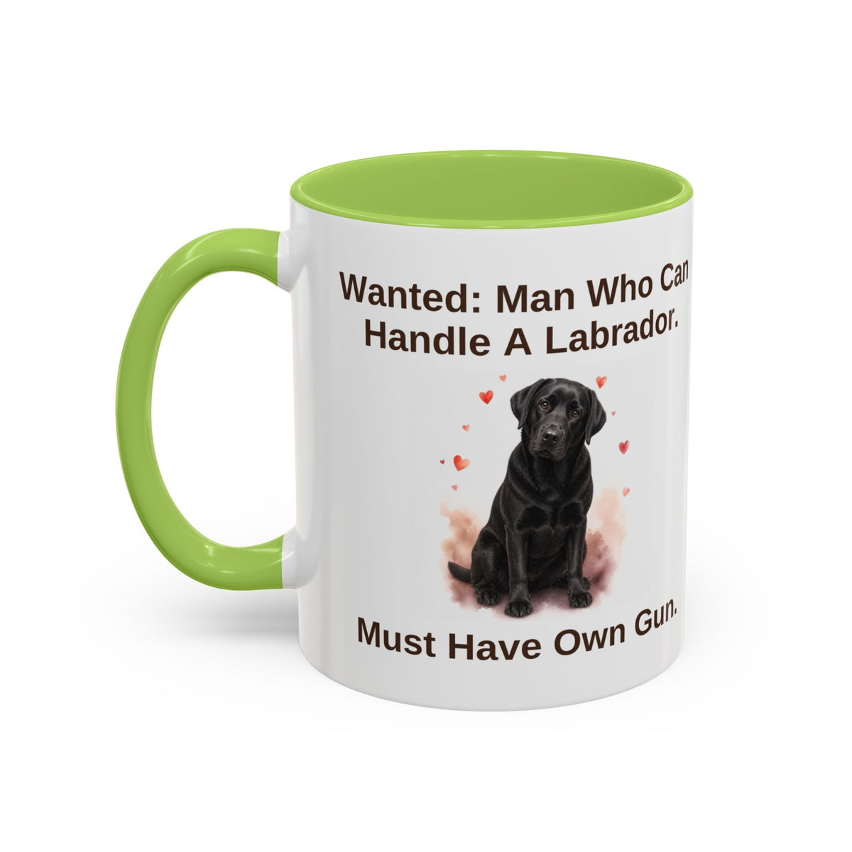 Wanted Mug - Labrador - Black - Man