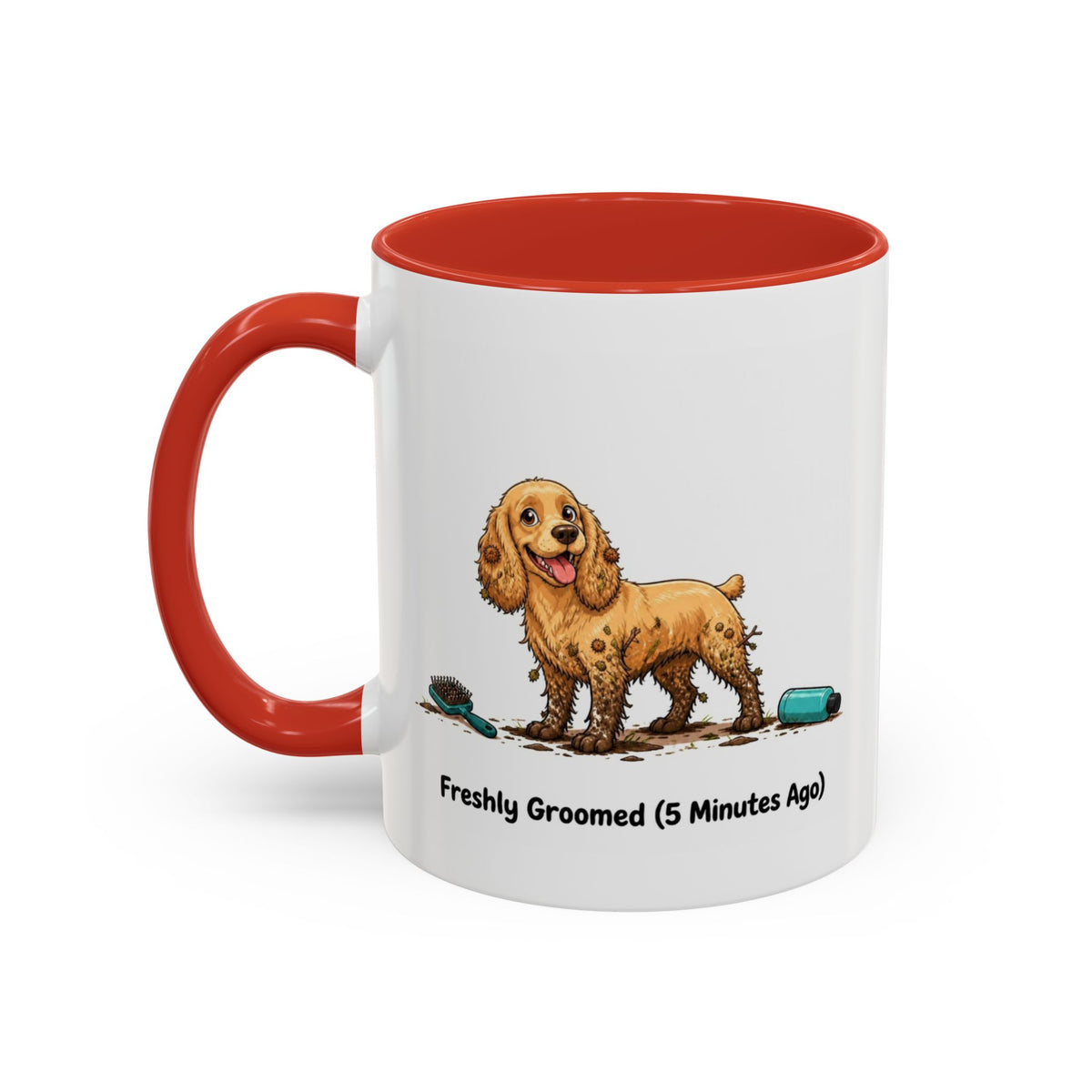 Freshly Groomed Mug - Cocker Spaniel - Yellow (Golden)