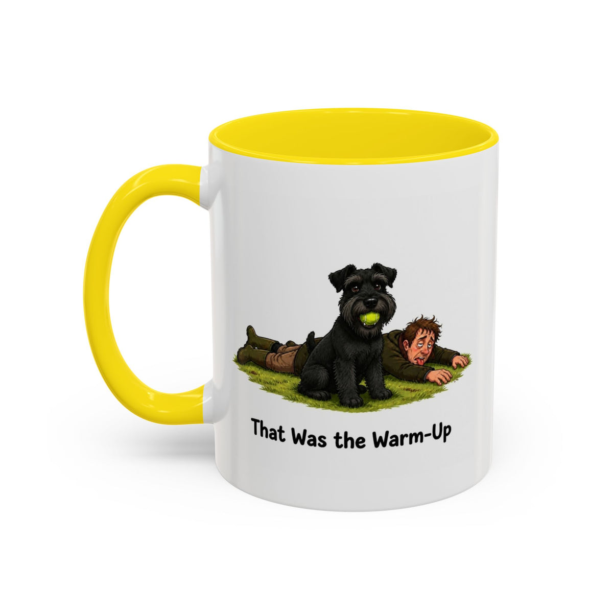Warm-Up Mug - Miniature Schnauzer - Black - Man